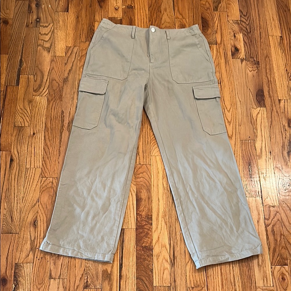 Elodie Olive Cargo Jumpsuit with Utility Design